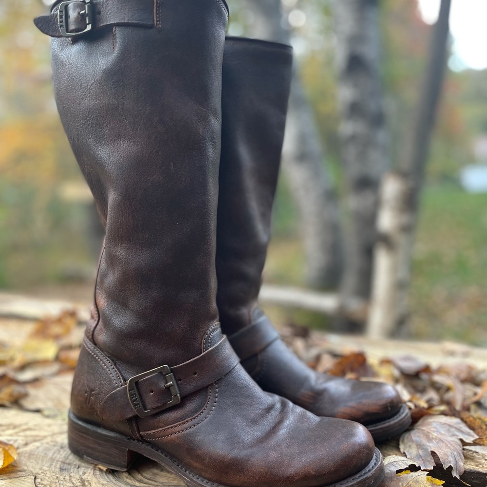 Frye Veronica Sloush boots vintage leather size 9